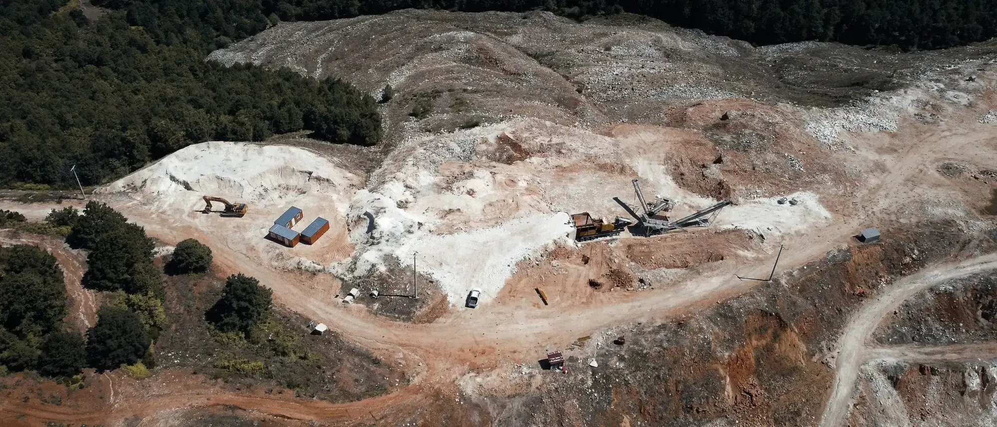 Taş ocağı çalışma alanı