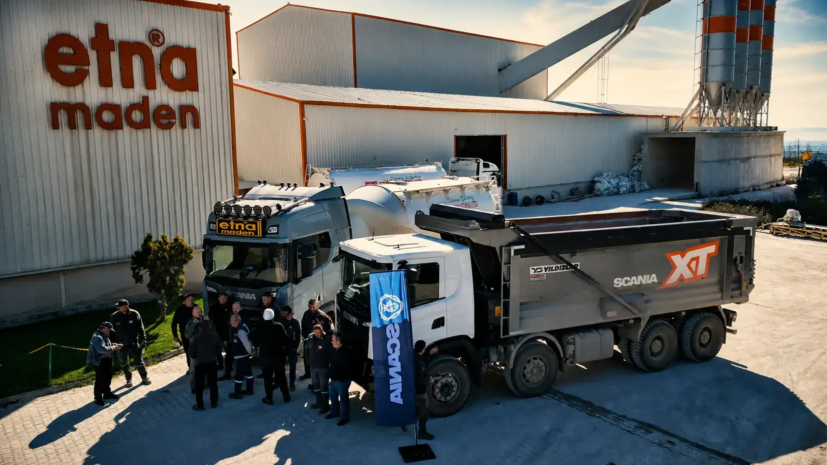 Etna Maden Erçal Truck iş birliği ve yeni araç filosu