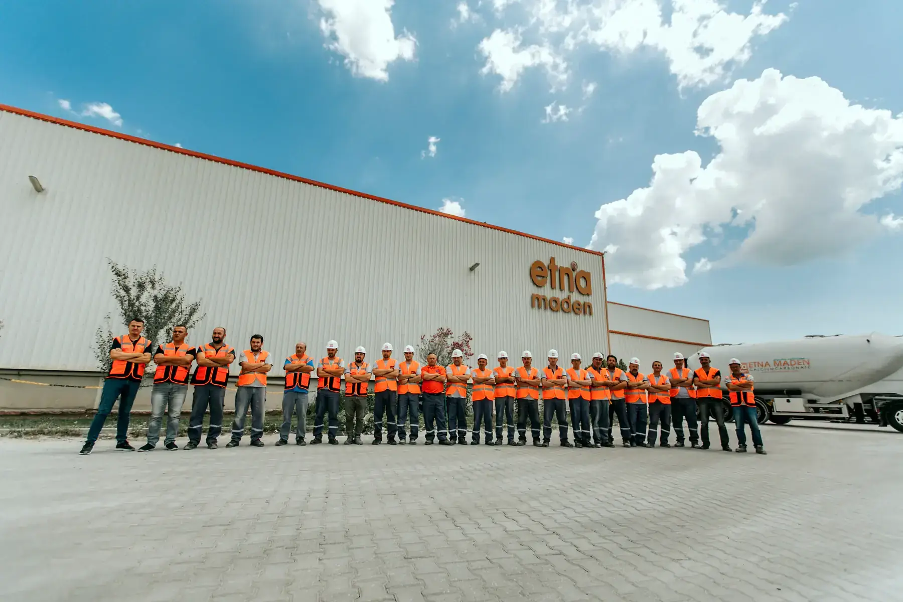 Etna Maden kalite ve üretim ekibi